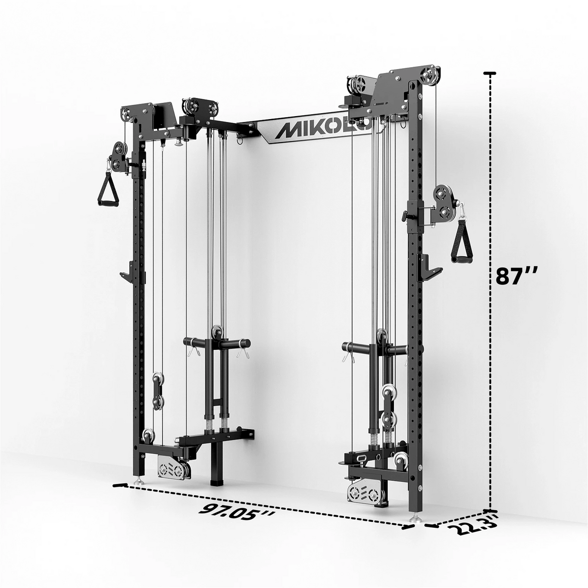 CHEETAH™ 2.0 Ultra Wall-Mounted Folding Functional Trainer with Aluminum Pulley