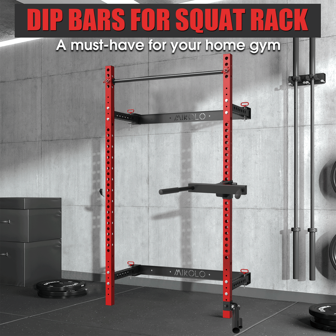 Squat rack dip discount station