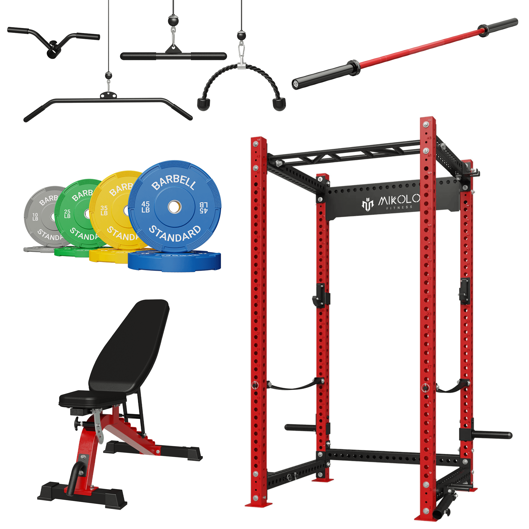 MIKOLO P5 Home Gym Package