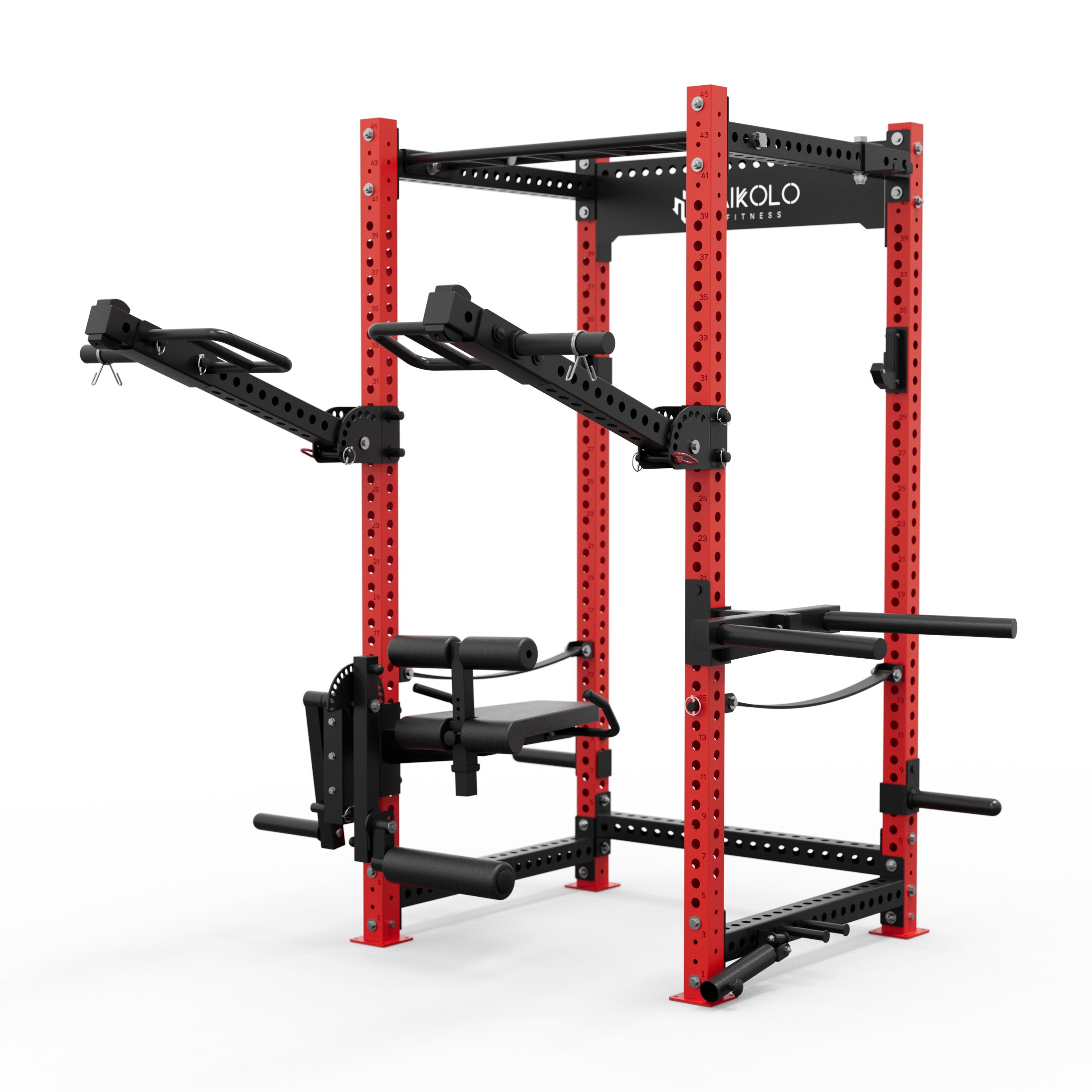 P5 Four Post Power Rack Builder(3"×3“, 1" Holes, 90''Hx44''D)