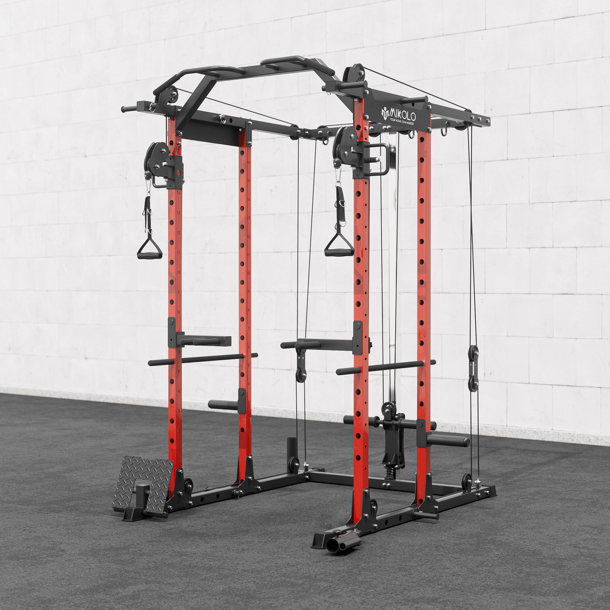 K7 Rak MIKOLO K6 ALL-IN-ONE FULL POWER RACK AND FUNCTIONAL TRAINER COMBO