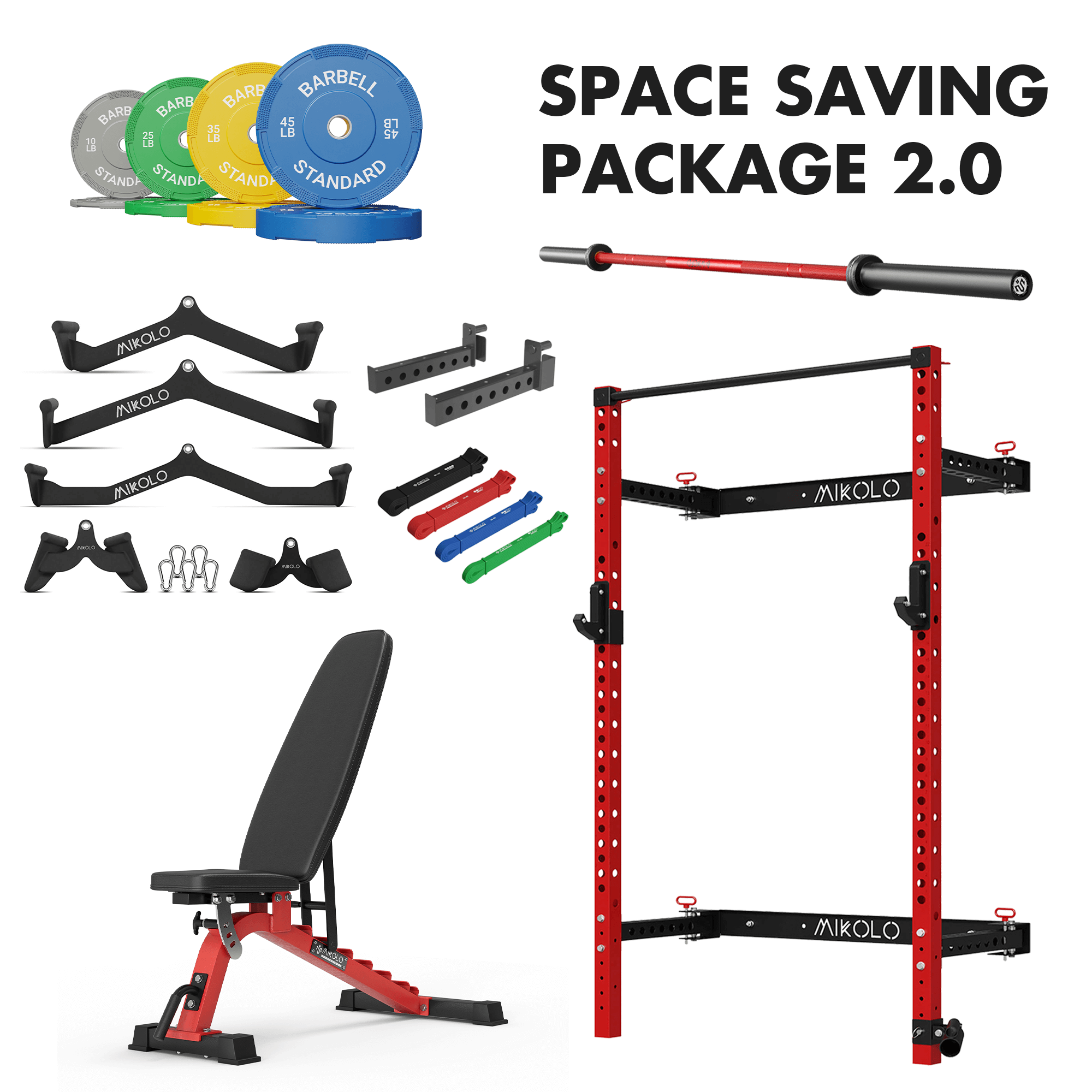 Space saving home gym sale