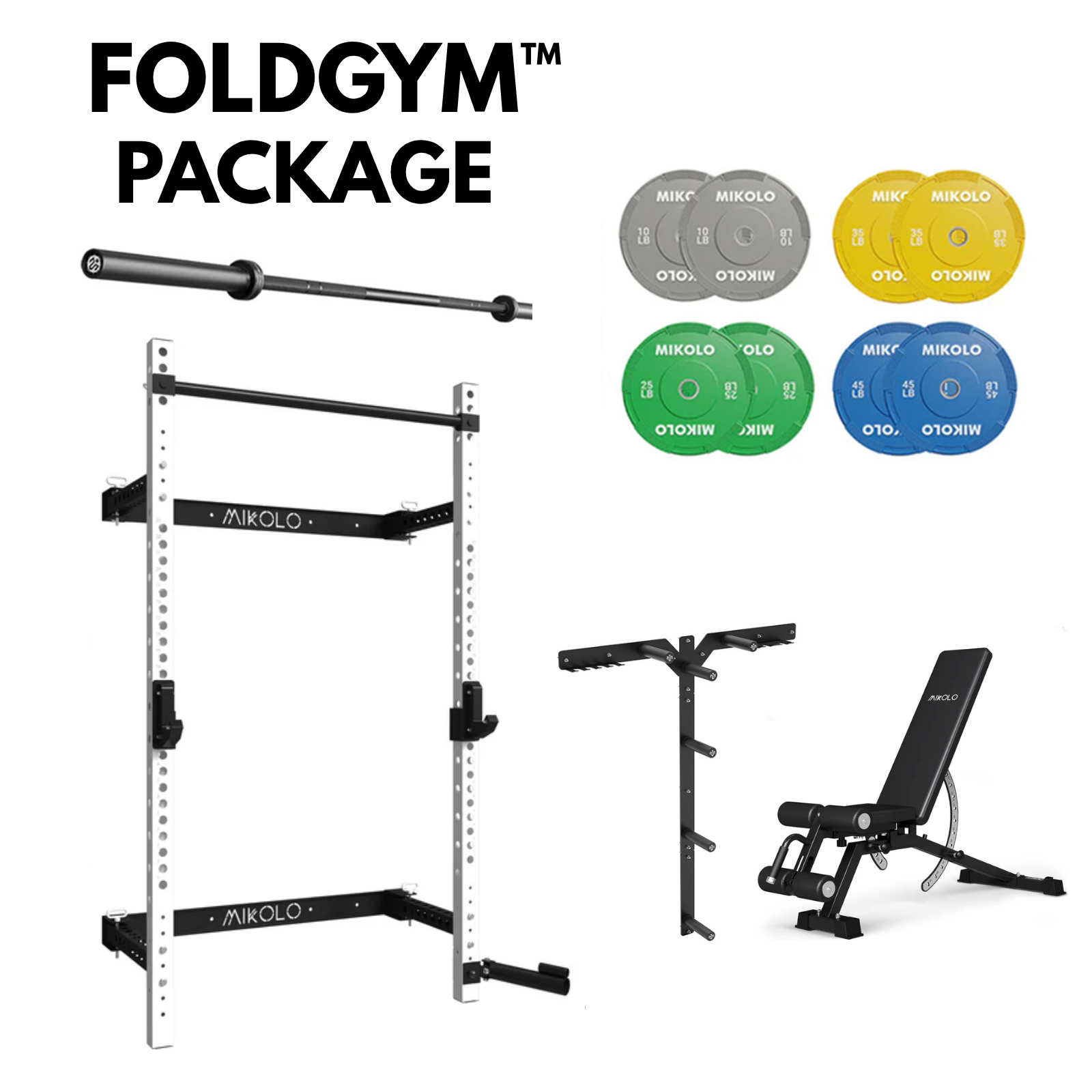 FOLDGYM™ Wall-Mount Space Saving Pack