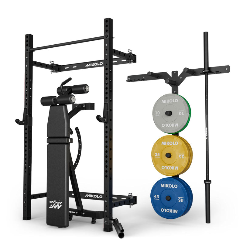 FOLDGYM™ Wall-Mount Space Saving Pack — Black