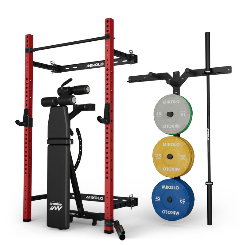FOLDGYM™ Wall-Mount Space Saving Pack — Red