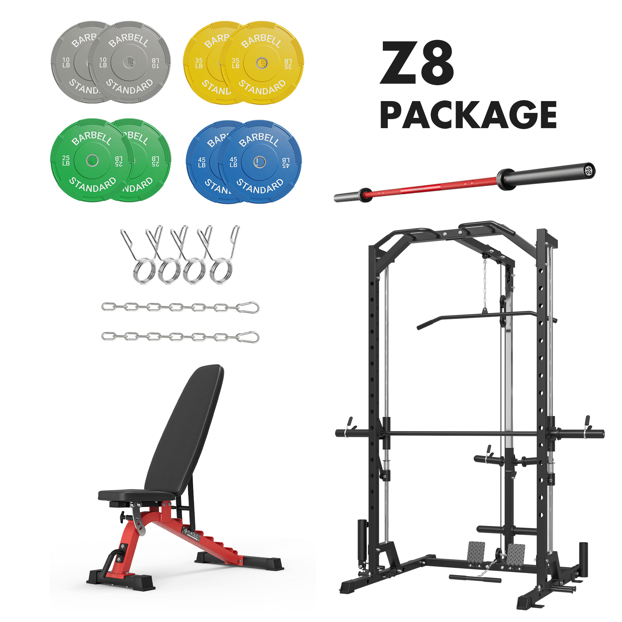 MIKOLO Z8 Home Gym Package