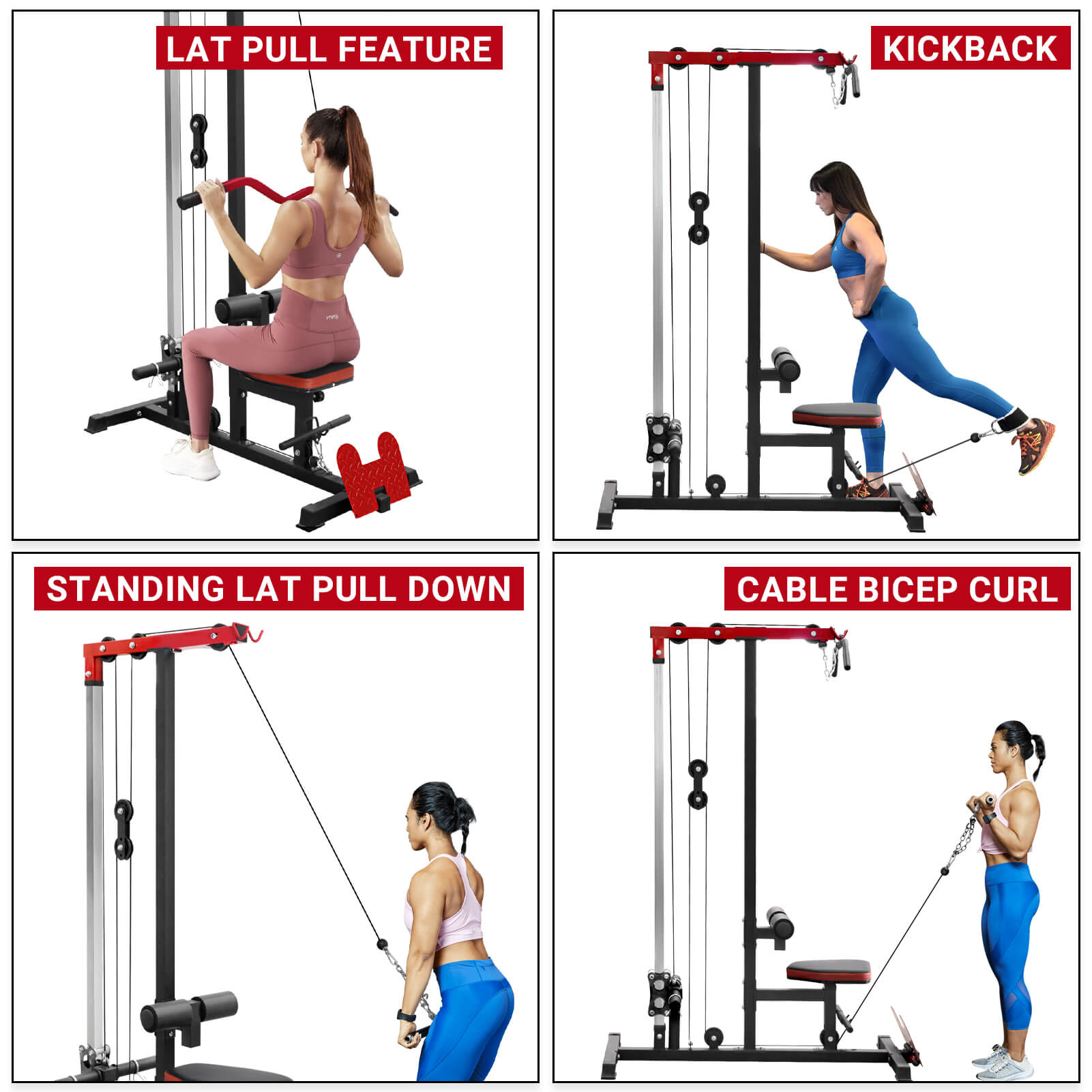 Standing discount lat pulldown